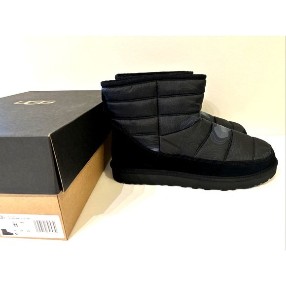UGG Men's SIZE 11 Boots Black Classic MINI LTA CALI TOPO Desert